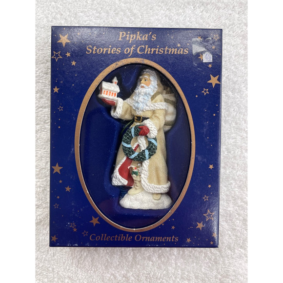Pipka Ulvilden Stories Of Christmas Ornament #11413 Peace Keeper Santa 4" - Picture 5 of 9